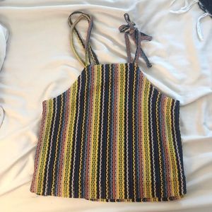 Madewell knit tie shoulder tank